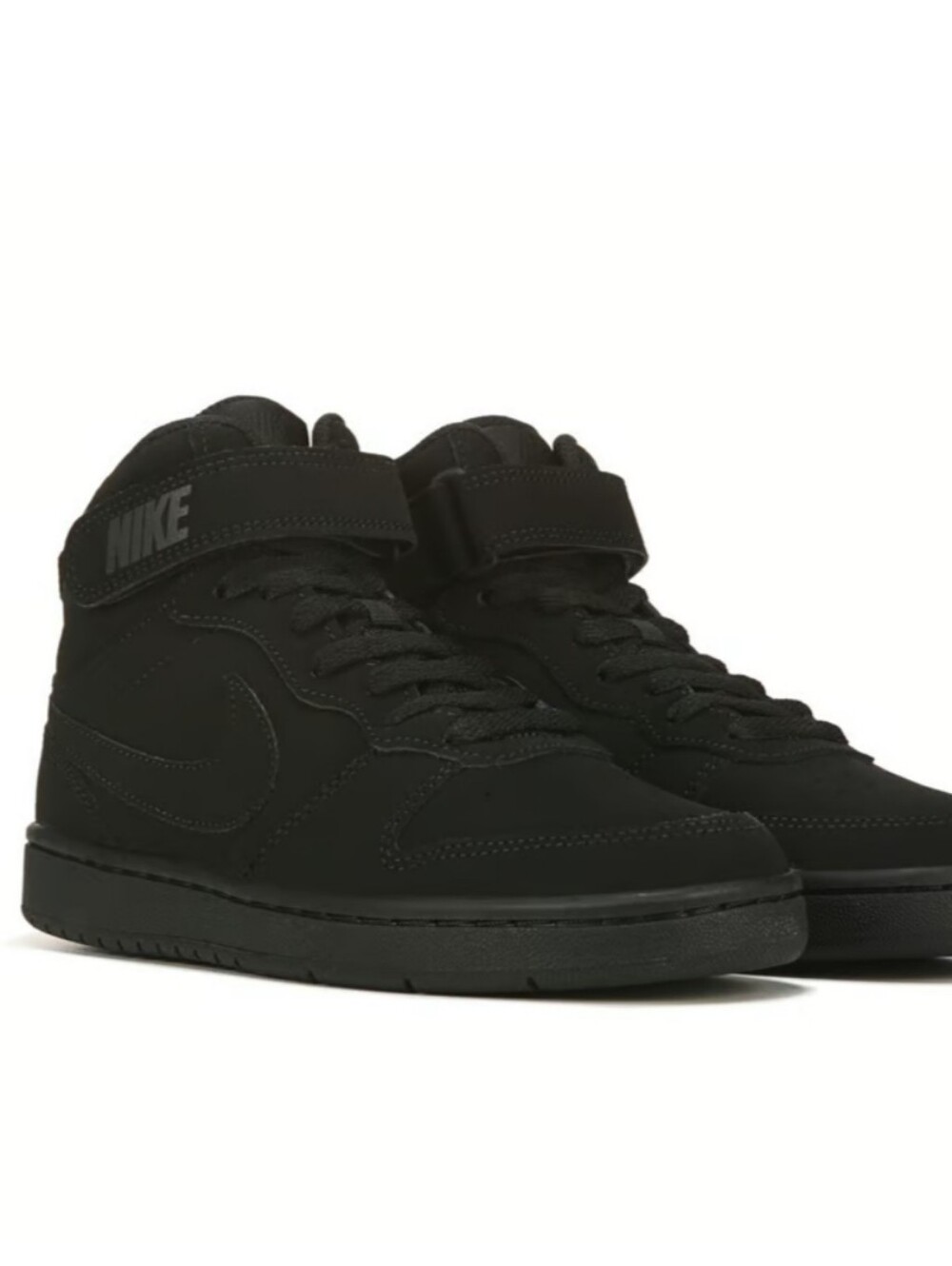 Nike Black High-Top Strap Sneakers